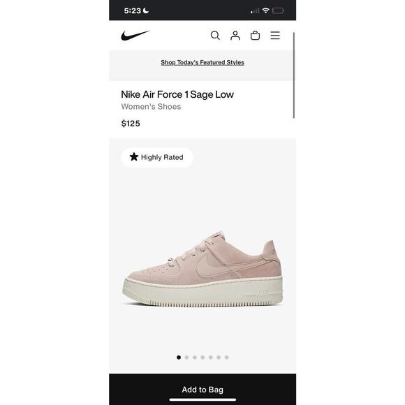 ❗️$130 mens AF1 NEW ❗️PINK❗️ - Picture 8 of 9